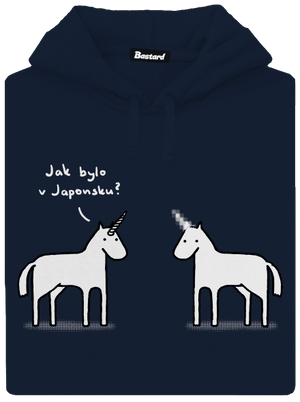 Pornorožec pánská mikina klokanka Navy