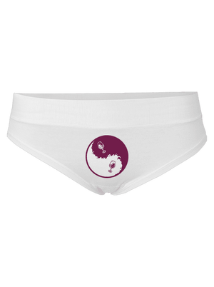 Jin Jang víno dámské kalhotky White