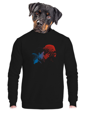 unisex mikina bez kapuce