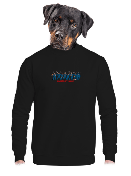 Hasičský sbor unisex mikina bez kapuce Black