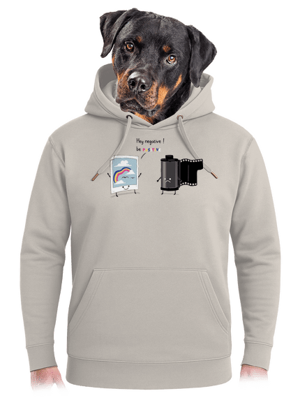 Buď pozitivní unisex mikina premium Pastel Macchiato