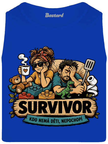 Survivor  pánské tílko Royal Blue
