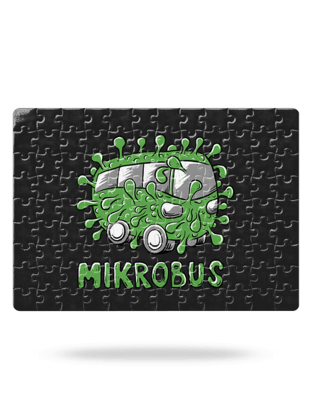 Mikrobus puzzle White