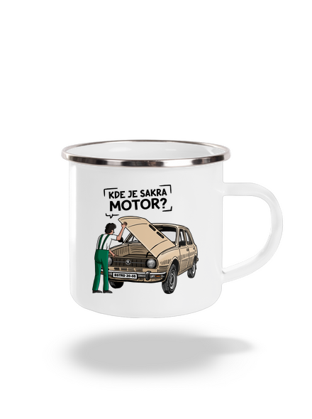 Kde je motor? plecháček White