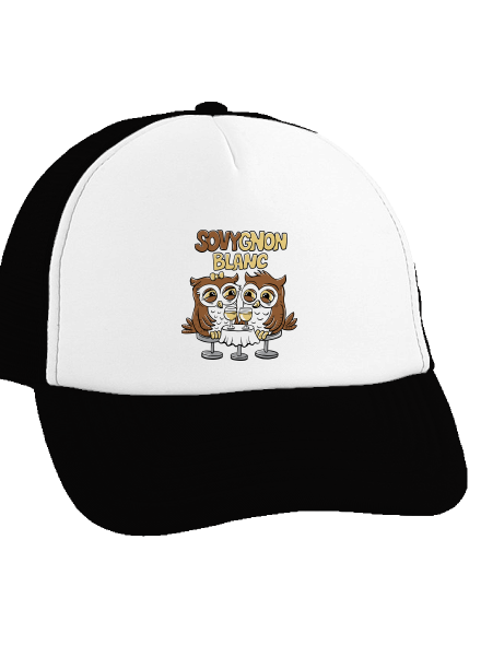 Sovygnon kšiltovka truckerka Black cap