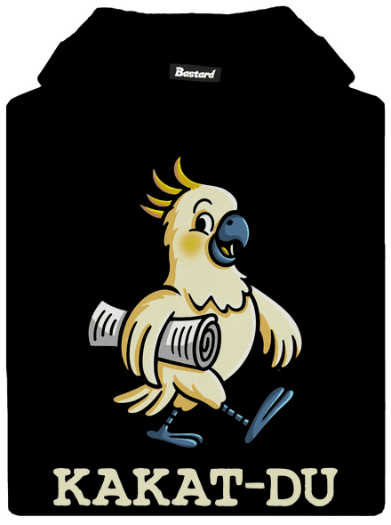 Kakat-du dětská mikina klokanka Black