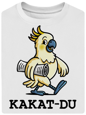 Kakat-du unisex tričko oversized White