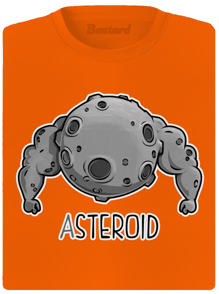 Asteroid dámské sportovní tričko Neon Orange