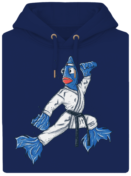 Bojovnice unisex mikina premium Navy