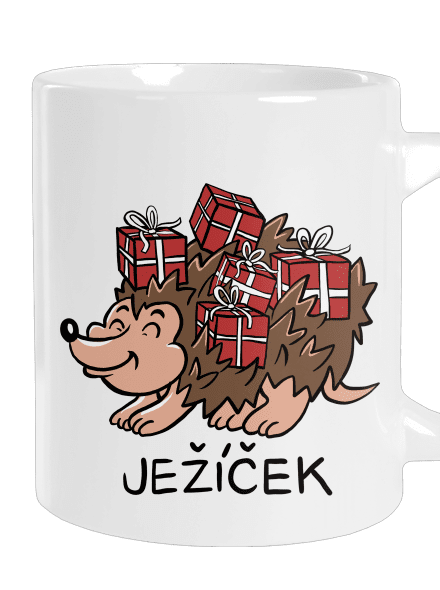 Ježíček velký hrnek White