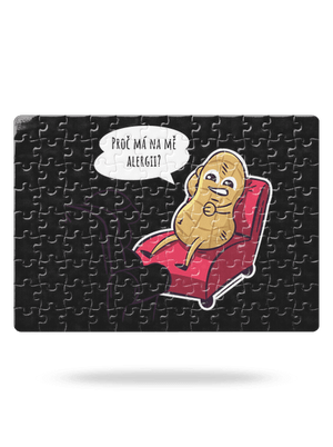 Alergeny u psychologa puzzle White