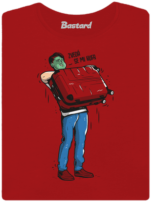 Kufr dámské tričko s lemem Red Mal