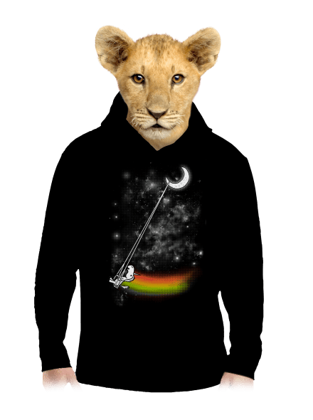 Unicorn Universe dětská mikina klokanka Black