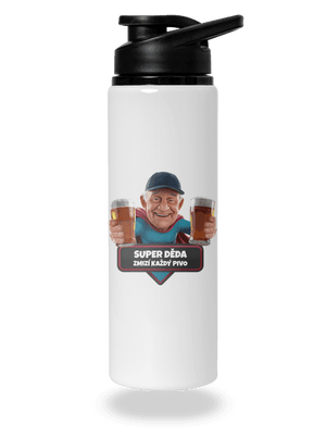 Super děda lahev na vodu White