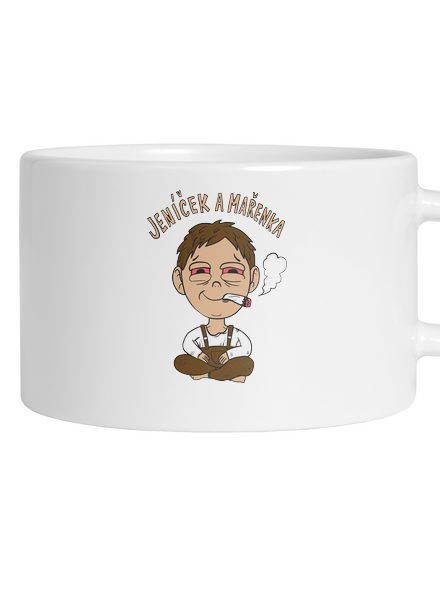 Jeníček a mařenka hrnek makronka White