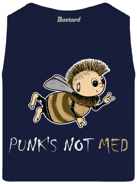 Punks Not Med pánské tílko French Navy