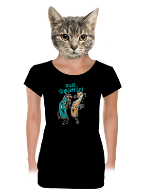 dámské tričko s lemem