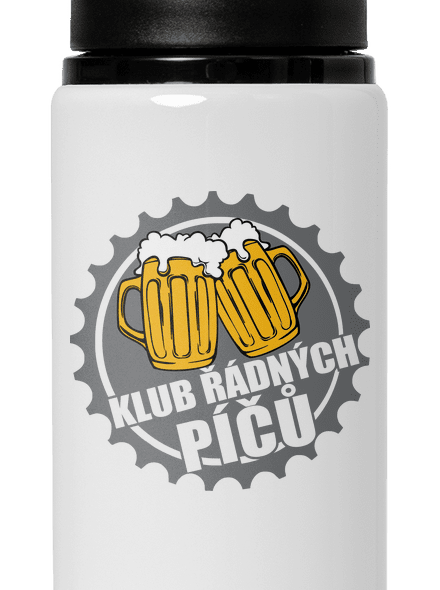 Klub řádných píčů lahev na vodu White