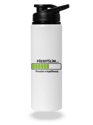 Přemýšlím lahev na vodu White