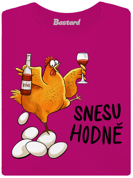 Snesu hodně dámské tričko Fuchsia Red