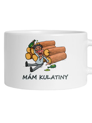 Mám kulatiny hrnek makronka White