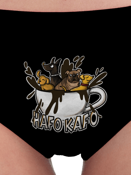 Hafo kafo dámské kalhotky Black