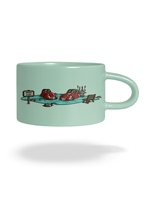 Kachny hrnek makronka Mint Macaron