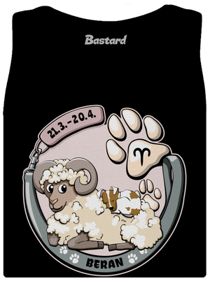 Psí horoskop: Beran dámské tílko klasické Black