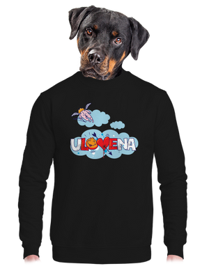 unisex mikina bez kapuce