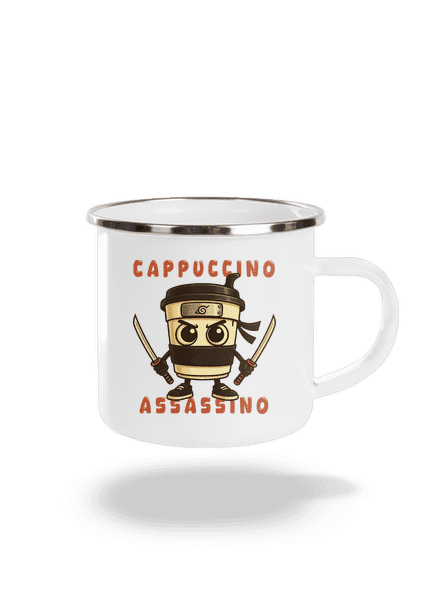 Cappuccino Assassino – Italian Brainrot plecháček White