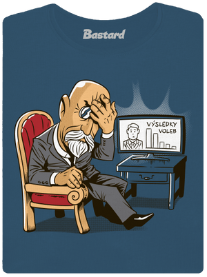 Masaryk dámské tričko premium Petrol Blue