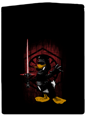 Kylo Duck pánská mikina na zip Black