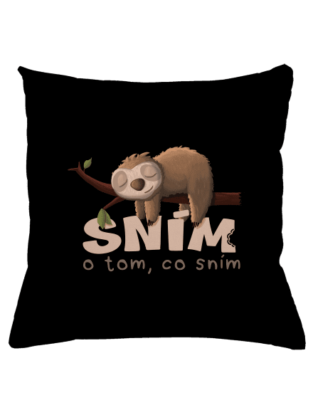 Sním o tom, co sním polštář Black