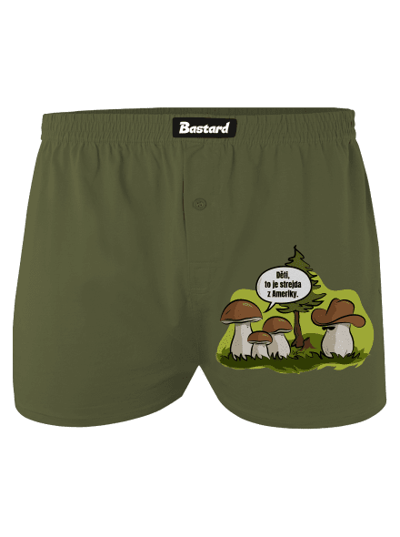 Strejda z Ameriky pánské trenky Khaki
