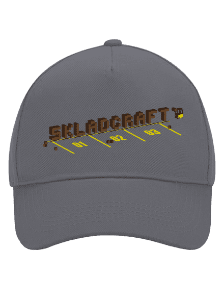 Skladcraft kšiltovka baseballka Graphite grey