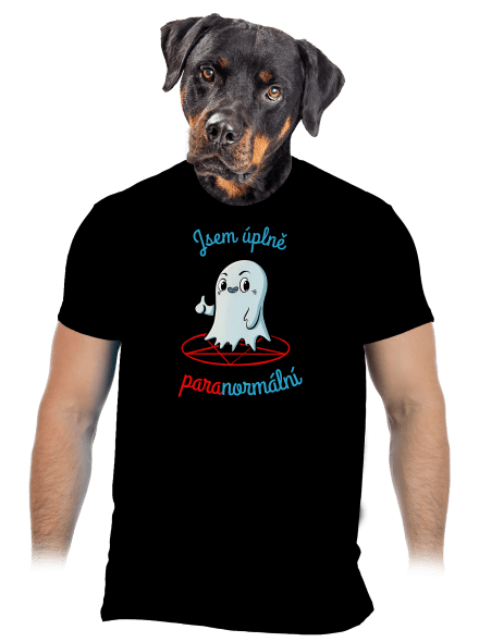 Jsem paranormální pánské tričko Black