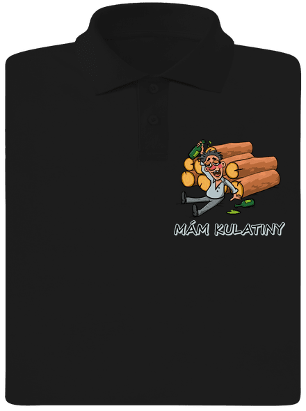 Mám kulatiny pánská polokošile Black