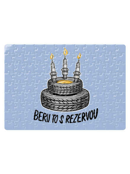 Beru to s rezervou puzzle White