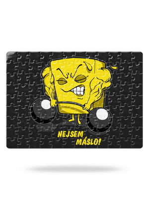 Nejsem máslo puzzle White