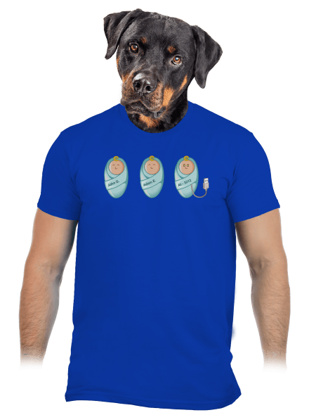 AI baby pánské tričko Royal Blue