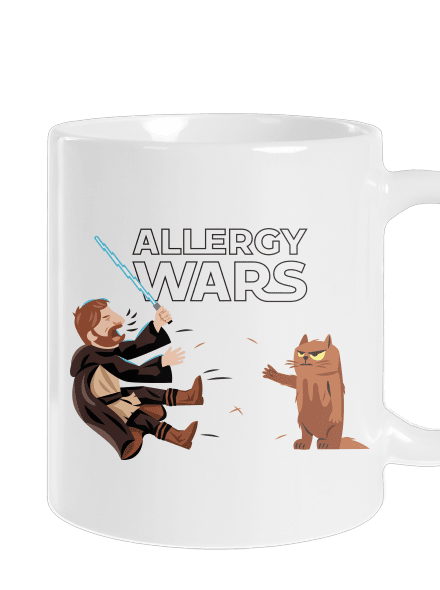 Allergy Wars klasický hrnek White