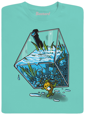 Migrující rybka pánské tričko Millenial Mint