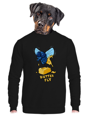 unisex mikina bez kapuce