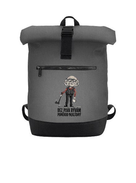 Neklidný bez piva batoh Grey Marl