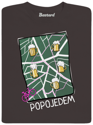 Popojedem pánské dlouhý rukáv Bear Brown