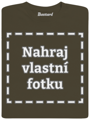 Vlastní potisk pánské dlouhý rukáv Urban Khaki