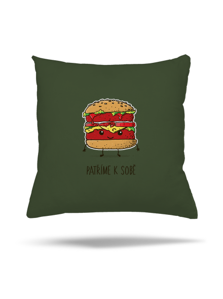 Patříme k sobě polštář Olive Green