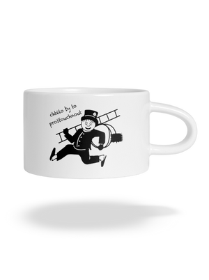 Kominíček hrnek makronka White