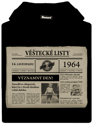 Věštecké listy dětská mikina klokanka Black