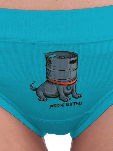 Štěně dámské kalhotky Turquoise